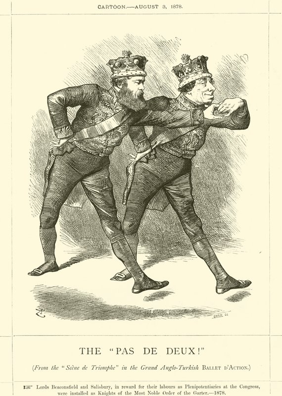Der Pas De Deux von after John Tenniel