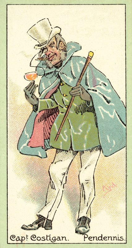Captain Costigan, Pendennis (Chromolitho) von after Joseph Clayton Clarke