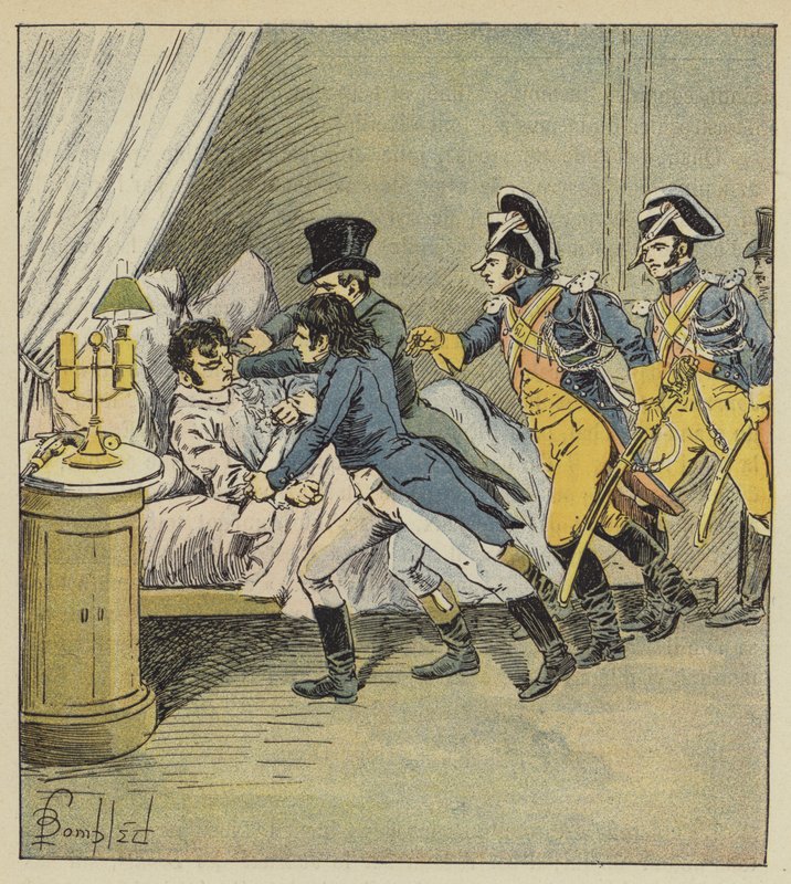Verhaftung von Pichegru von after Louis Charles Bombled
