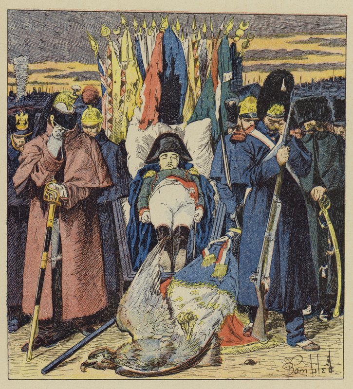 Fünfter Mai 1821 von after Louis Charles Bombled