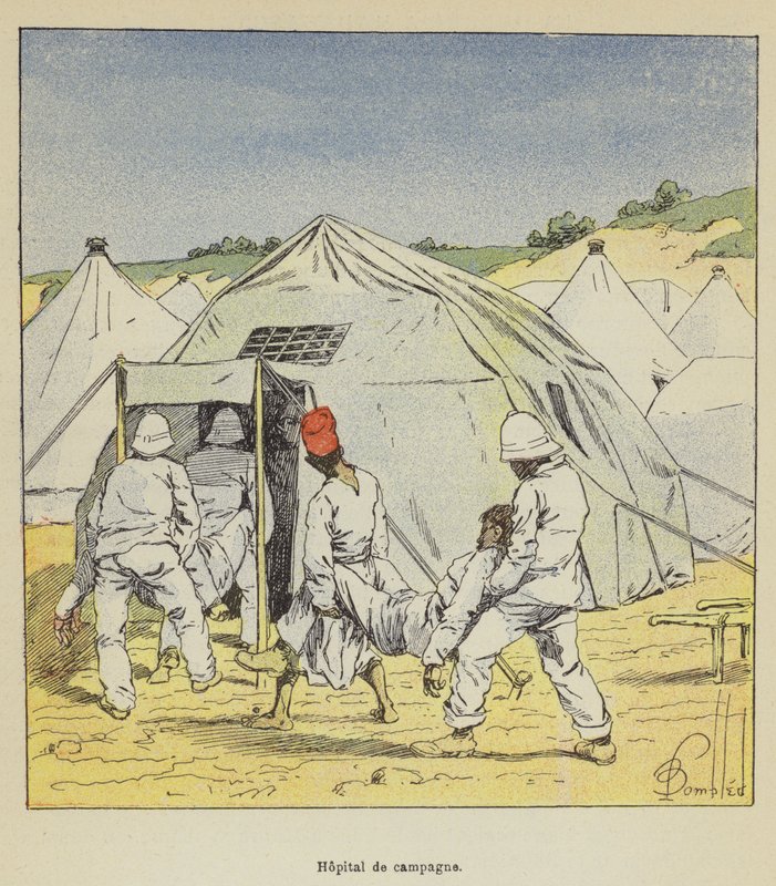 Feldlazarett von after Louis Charles Bombled