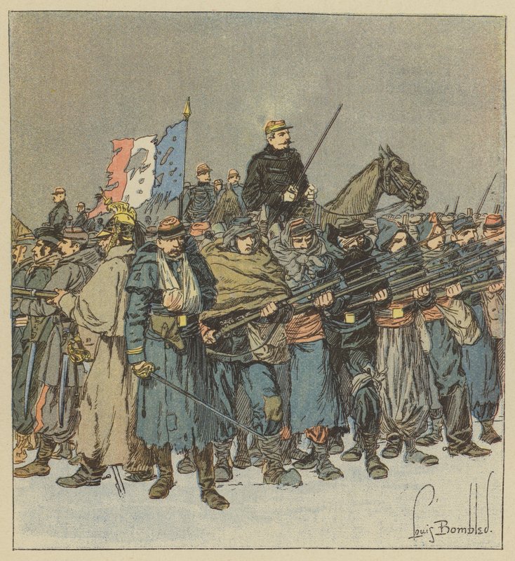 Sie haben die Ehre gerettet! von after Louis Charles Bombled