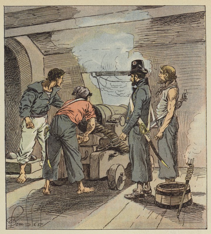 Matrosen 1805-1815 von after Louis Charles Bombled