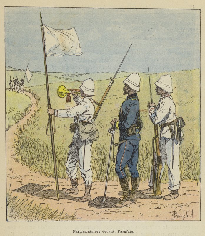 Parlamentarier vor Farafate von after Louis Charles Bombled