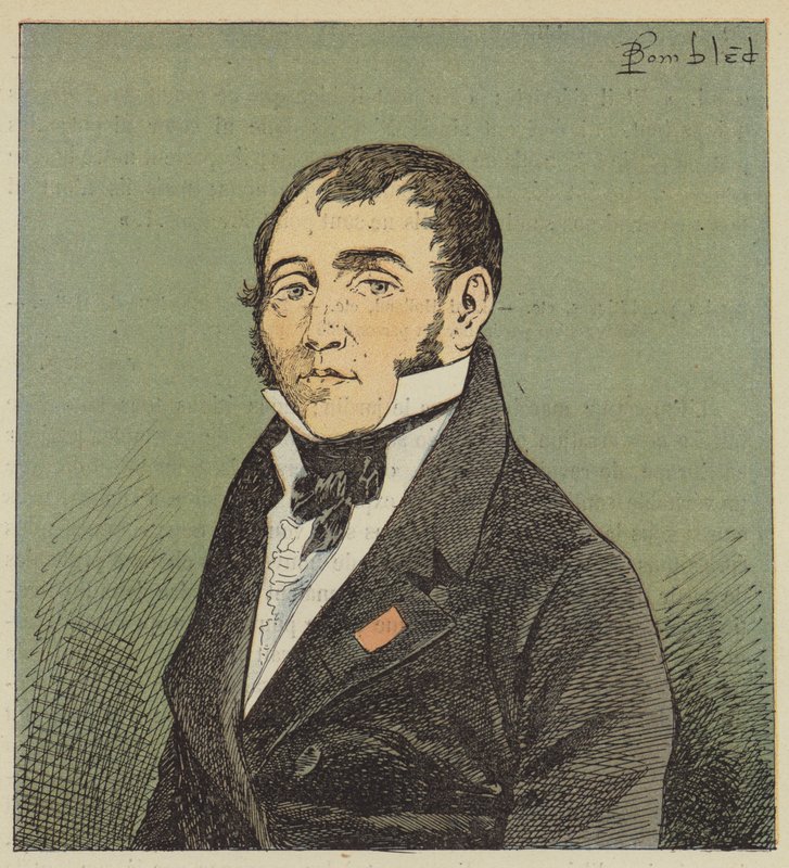 Porträt von Las-Cases von after Louis Charles Bombled