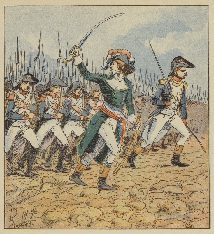 Vertreter des Volkes bei den Armeen von after Louis Charles Bombled