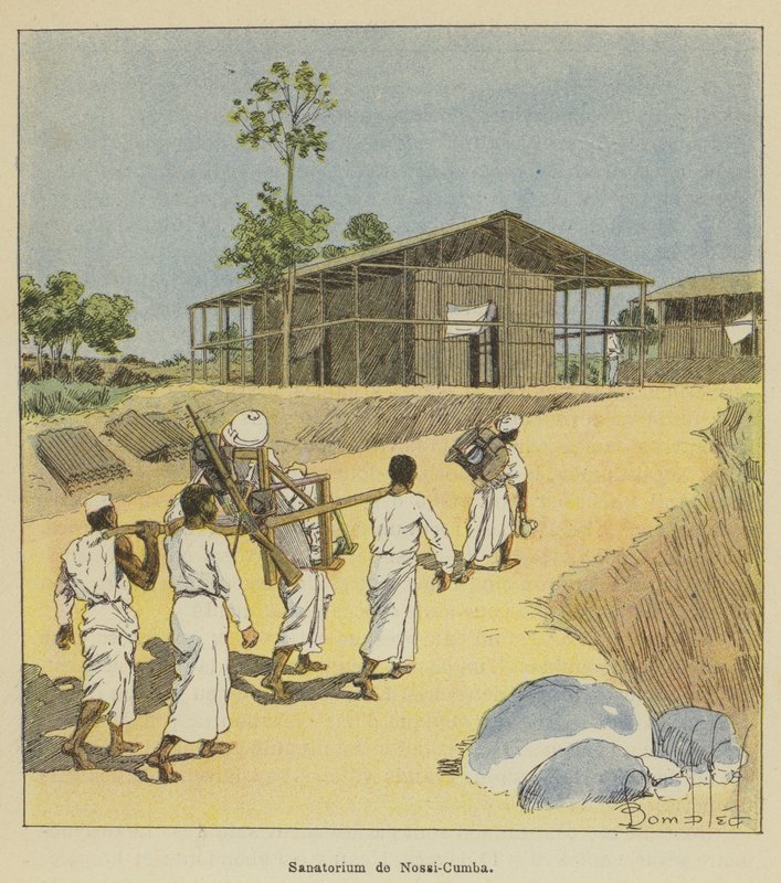 Sanatorium von Nossi-Cumba von after Louis Charles Bombled