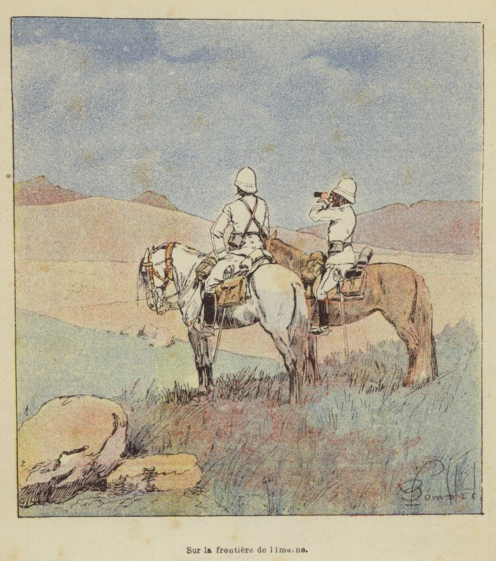 An der Grenze von Imerina von after Louis Charles Bombled