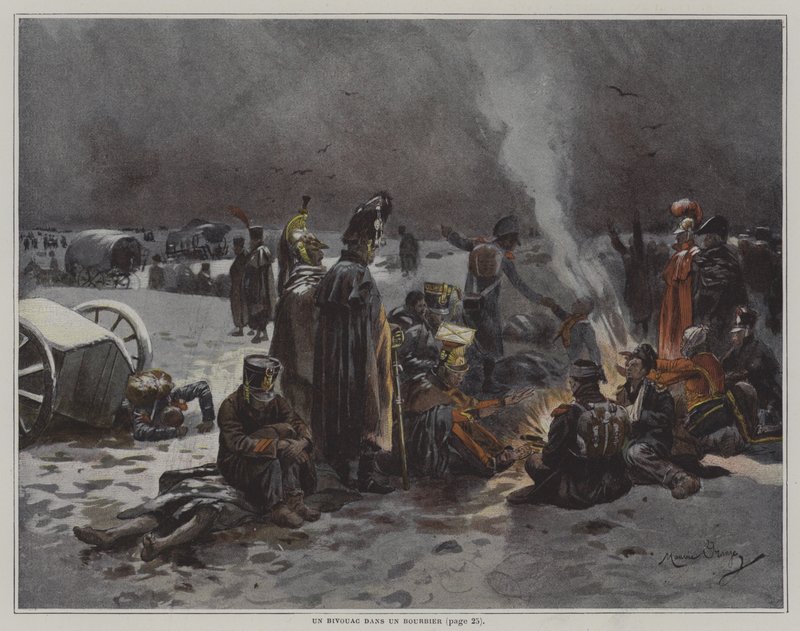Ein Biwak in einem Morast von after Maurice Henri Orange