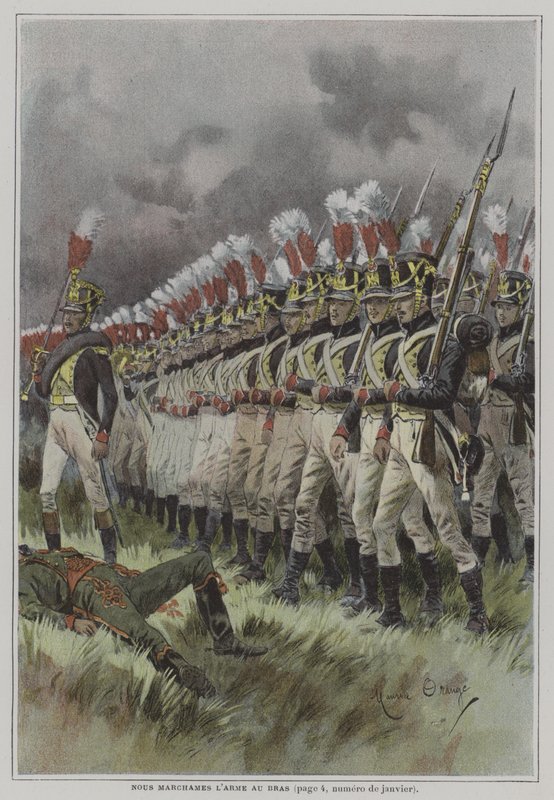 Wir marschierten unter Waffen von after Maurice Henri Orange
