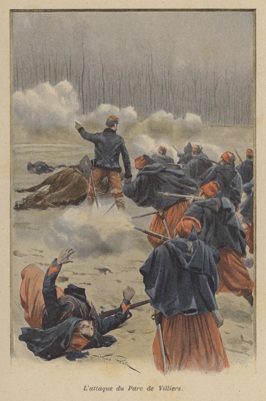Der Angriff auf den Parc de Villiers von after Paris