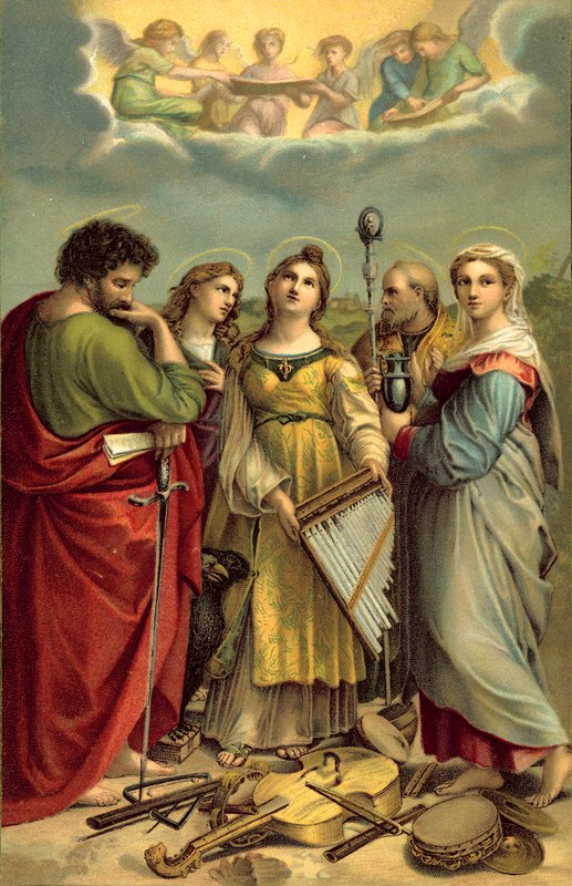 St. Cecilia von after Raphael