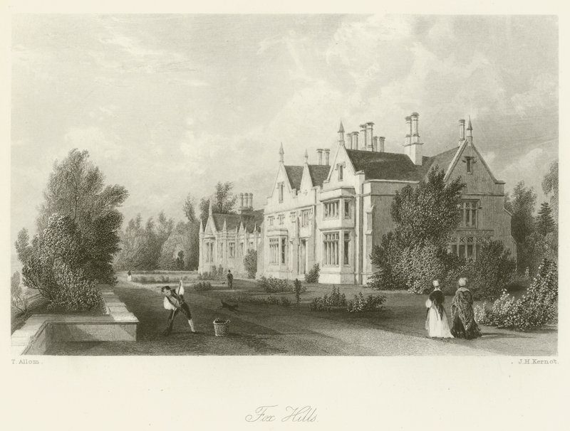 Fox Hills von after Thomas Allom